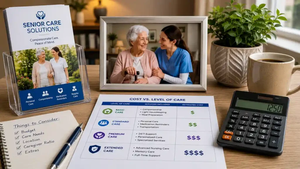 Comparing caregiver agency rates and independent home care costs for seniors.